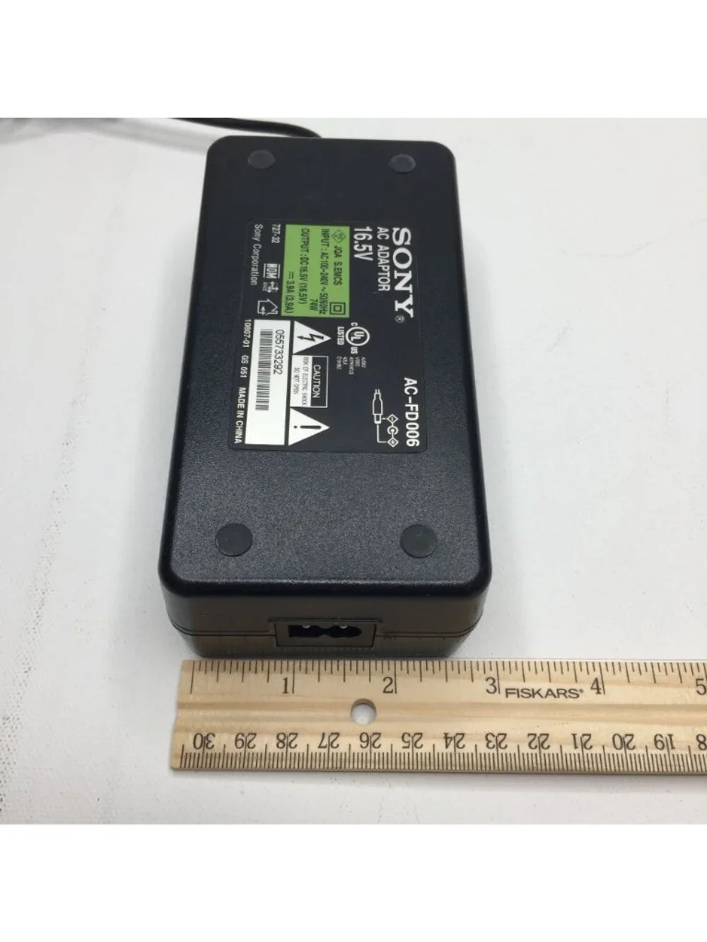 Sony 16.5V AC Adapter Model AC-FD006 Audio/Video Equipment Tested Working
